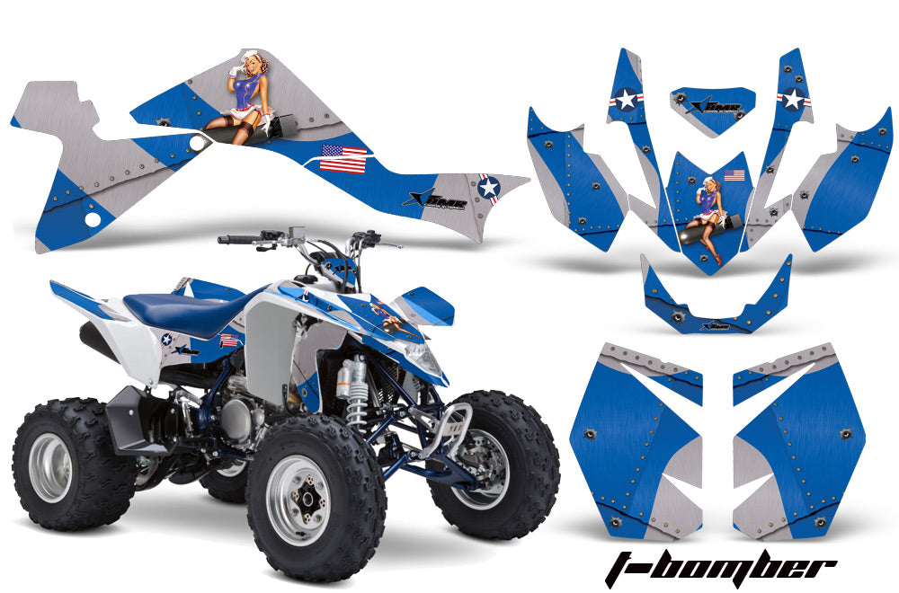 ATV Graphics Kit Quad Decal Sticker Wrap For Suzuki LTZ400 2009-2016 TBOMBER BLUE-atv motorcycle utv parts accessories gear helmets jackets gloves pantsAll Terrain Depot
