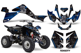 ATV Graphics Kit Quad Decal Sticker Wrap For Suzuki LTZ400 2009-2016 TOXIC BLUE BLACK-atv motorcycle utv parts accessories gear helmets jackets gloves pantsAll Terrain Depot