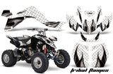 ATV Graphics Kit Quad Decal Sticker Wrap For Suzuki LTZ400 2009-2016 TRIBAL BLACK WHITE