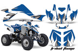 ATV Graphics Kit Quad Decal Sticker Wrap For Suzuki LTZ400 2009-2016 TRIBAL WHITE BLUE
