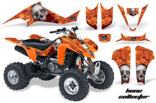 Load image into Gallery viewer, ATV Graphics Kit Decal Sticker Wrap For Suzuki LTZ400 2003-2008 BONES ORANGE-atv motorcycle utv parts accessories gear helmets jackets gloves pantsAll Terrain Depot