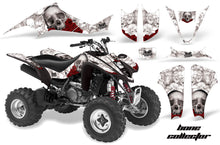 Load image into Gallery viewer, ATV Graphics Kit Decal Sticker Wrap For Kawasaki KFX400 2003-2008 BONES WHITE-atv motorcycle utv parts accessories gear helmets jackets gloves pantsAll Terrain Depot