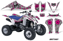 Load image into Gallery viewer, ATV Graphics Kit Decal Sticker Wrap For Kawasaki KFX400 2003-2008 BRITTANY PINK WHITE-atv motorcycle utv parts accessories gear helmets jackets gloves pantsAll Terrain Depot