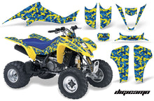Load image into Gallery viewer, ATV Graphics Kit Decal Sticker Wrap For Kawasaki KFX400 2003-2008 DIGICAMO YELLOW-atv motorcycle utv parts accessories gear helmets jackets gloves pantsAll Terrain Depot