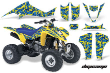 Load image into Gallery viewer, ATV Graphics Kit Decal Sticker Wrap For Suzuki LTZ400 2003-2008 DIGICAMO YELLOW-atv motorcycle utv parts accessories gear helmets jackets gloves pantsAll Terrain Depot