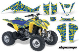 ATV Graphics Kit Decal Sticker Wrap For Suzuki LTZ400 2003-2008 DIGICAMO YELLOW