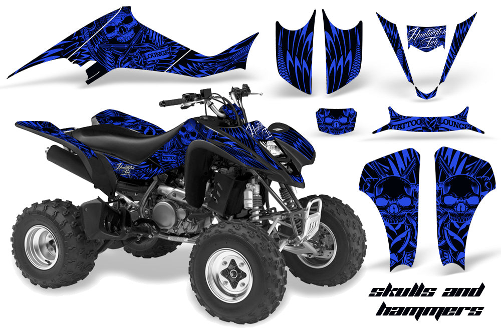 ATV Graphics Kit Decal Sticker Wrap For Suzuki LTZ400 2003-2008 HISH BLUE-atv motorcycle utv parts accessories gear helmets jackets gloves pantsAll Terrain Depot