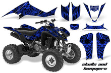 Load image into Gallery viewer, ATV Graphics Kit Decal Sticker Wrap For Suzuki LTZ400 2003-2008 HISH BLUE-atv motorcycle utv parts accessories gear helmets jackets gloves pantsAll Terrain Depot