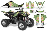 ATV Graphics Kit Decal Sticker Wrap For Kawasaki KFX400 2003-2008 MANDY GREEN BLACK