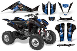 ATV Graphics Kit Decal Sticker Wrap For Suzuki LTZ400 2003-2008 MOTORHEAD BLUE