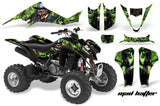 ATV Graphics Kit Decal Sticker Wrap For Suzuki LTZ400 2003-2008 HATTER SILVER BLACK