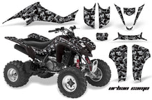 Load image into Gallery viewer, ATV Graphics Kit Decal Sticker Wrap For Kawasaki KFX400 2003-2008 URBAN CAMO BLACK-atv motorcycle utv parts accessories gear helmets jackets gloves pantsAll Terrain Depot