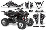 ATV Graphics Kit Decal Sticker Wrap For Kawasaki KFX400 2003-2008 URBAN CAMO BLACK