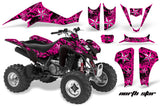ATV Graphics Kit Decal Sticker Wrap For Suzuki LTZ400 2003-2008 NORTHSTAR BLACK PINK