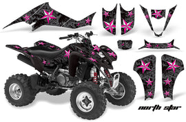 ATV Graphics Kit Decal Sticker Wrap For Kawasaki KFX400 2003-2008 NORTHSTAR PINK BLACK-atv motorcycle utv parts accessories gear helmets jackets gloves pantsAll Terrain Depot