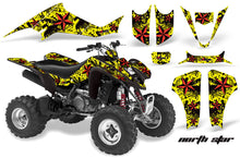 Load image into Gallery viewer, ATV Graphics Kit Decal Sticker Wrap For Suzuki LTZ400 2003-2008 NORTHSTAR RED YELLOW-atv motorcycle utv parts accessories gear helmets jackets gloves pantsAll Terrain Depot