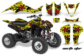ATV Graphics Kit Decal Sticker Wrap For Suzuki LTZ400 2003-2008 NORTHSTAR RED YELLOW-atv motorcycle utv parts accessories gear helmets jackets gloves pantsAll Terrain Depot
