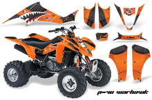 Load image into Gallery viewer, ATV Graphics Kit Decal Sticker Wrap For Kawasaki KFX400 2003-2008 WARHAWK ORANGE-atv motorcycle utv parts accessories gear helmets jackets gloves pantsAll Terrain Depot