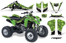Load image into Gallery viewer, ATV Graphics Kit Decal Sticker Wrap For Suzuki LTZ400 2003-2008 REAPER GREEN-atv motorcycle utv parts accessories gear helmets jackets gloves pantsAll Terrain Depot