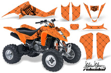 Load image into Gallery viewer, ATV Graphics Kit Decal Sticker Wrap For Suzuki LTZ400 2003-2008 RELOADED BLACK ORANGE-atv motorcycle utv parts accessories gear helmets jackets gloves pantsAll Terrain Depot