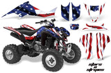 ATV Graphics Kit Decal Sticker Wrap For Kawasaki KFX400 2003-2008 USA FLAG