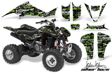 Load image into Gallery viewer, ATV Graphics Kit Decal Sticker Wrap For Kawasaki KFX400 2003-2008 SSSH GREEN BLACK-atv motorcycle utv parts accessories gear helmets jackets gloves pantsAll Terrain Depot