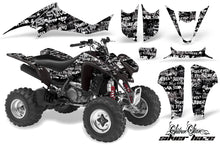 Load image into Gallery viewer, ATV Graphics Kit Decal Sticker Wrap For Suzuki LTZ400 2003-2008 SSSH WHITE BLACK-atv motorcycle utv parts accessories gear helmets jackets gloves pantsAll Terrain Depot