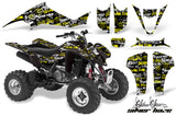 ATV Graphics Kit Decal Sticker Wrap For Suzuki LTZ400 2003-2008 SSSH YELLOW BLACK