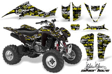 Load image into Gallery viewer, ATV Graphics Kit Decal Sticker Wrap For Kawasaki KFX400 2003-2008 SSSH YELLOW BLACK-atv motorcycle utv parts accessories gear helmets jackets gloves pantsAll Terrain Depot