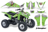 ATV Graphics Kit Decal Sticker Wrap For Kawasaki KFX400 2003-2008 TBOMBER GREEN