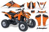 ATV Graphics Kit Decal Sticker Wrap For Suzuki LTZ400 2003-2008 TBOMBER ORANGE