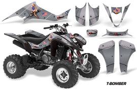 ATV Graphics Kit Decal Sticker Wrap For Suzuki LTZ400 2003-2008 TBOMBER SILVER-atv motorcycle utv parts accessories gear helmets jackets gloves pantsAll Terrain Depot