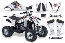 Load image into Gallery viewer, ATV Graphics Kit Decal Sticker Wrap For Suzuki LTZ400 2003-2008 TBOMBER WHITE-atv motorcycle utv parts accessories gear helmets jackets gloves pantsAll Terrain Depot