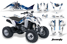Load image into Gallery viewer, ATV Graphics Kit Decal Sticker Wrap For Kawasaki KFX400 2003-2008 TOXIC BLUE WHITE-atv motorcycle utv parts accessories gear helmets jackets gloves pantsAll Terrain Depot