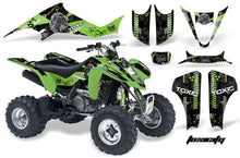 Load image into Gallery viewer, ATV Graphics Kit Decal Sticker Wrap For Suzuki LTZ400 2003-2008 TOXIC GREEN BLACK-atv motorcycle utv parts accessories gear helmets jackets gloves pantsAll Terrain Depot