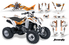 Load image into Gallery viewer, ATV Graphics Kit Decal Sticker Wrap For Suzuki LTZ400 2003-2008 TOXIC ORANGE WHITE-atv motorcycle utv parts accessories gear helmets jackets gloves pantsAll Terrain Depot