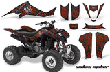 ATV Graphics Kit Decal Sticker Wrap For Kawasaki KFX400 2003-2008 WIDOW RED BLACK