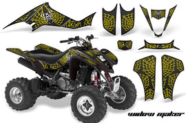 ATV Graphics Kit Decal Sticker Wrap For Suzuki LTZ400 2003-2008 WIDOW YELLOW BLACK-atv motorcycle utv parts accessories gear helmets jackets gloves pantsAll Terrain Depot