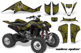 ATV Graphics Kit Decal Sticker Wrap For Suzuki LTZ400 2003-2008 WIDOW YELLOW BLACK