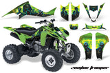 ATV Graphics Kit Decal Sticker Wrap For Suzuki LTZ400 2003-2008 ZOMBIE GREEN
