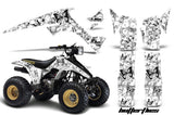 ATV Graphics Kit Decal Sticker Wrap For Suzuki Quadrunner LTR230 1985-1993 BUTTERFLIES BLACK WHITE