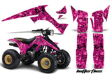 ATV Graphics Kit Decal Sticker Wrap For Suzuki Quadrunner LTR230 1985-1993 BUTTERFLIES BLACK PINK