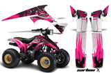 ATV Graphics Kit Decal Sticker Wrap For Suzuki Quadrunner LTR230 1985-1993 CARBONX PINK