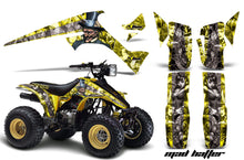 Load image into Gallery viewer, ATV Graphics Kit Decal Sticker Wrap For Suzuki Quadrunner LTR230 1985-1993 HATTER YELLOW SILVER-atv motorcycle utv parts accessories gear helmets jackets gloves pantsAll Terrain Depot