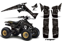 Load image into Gallery viewer, ATV Graphics Kit Decal Sticker Wrap For Suzuki Quadrunner LTR230 1985-1993 REAPER BLACK-atv motorcycle utv parts accessories gear helmets jackets gloves pantsAll Terrain Depot