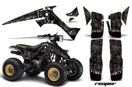 ATV Graphics Kit Decal Sticker Wrap For Suzuki Quadrunner LTR230 1985-1993 REAPER BLACK-atv motorcycle utv parts accessories gear helmets jackets gloves pantsAll Terrain Depot