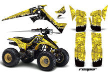 Load image into Gallery viewer, ATV Graphics Kit Decal Sticker Wrap For Suzuki Quadrunner LTR230 1985-1993 REAPER YELLOW-atv motorcycle utv parts accessories gear helmets jackets gloves pantsAll Terrain Depot