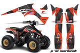 ATV Graphics Kit Decal Sticker Wrap For Suzuki Quadrunner LTR230 1985-1993 WARHAWK ORANGE