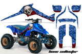 ATV Graphics Kit Decal Sticker Wrap For Suzuki Quadracer LTR 250 1985-1992 BONES BLUE