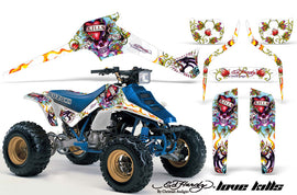 ATV Graphics Kit Decal Sticker Wrap For Suzuki Quadracer LTR 250 1985-1992 EDHLK WHITE-atv motorcycle utv parts accessories gear helmets jackets gloves pantsAll Terrain Depot